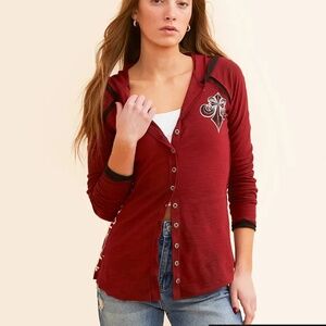 Victorian Hooded Shirt by Affliction